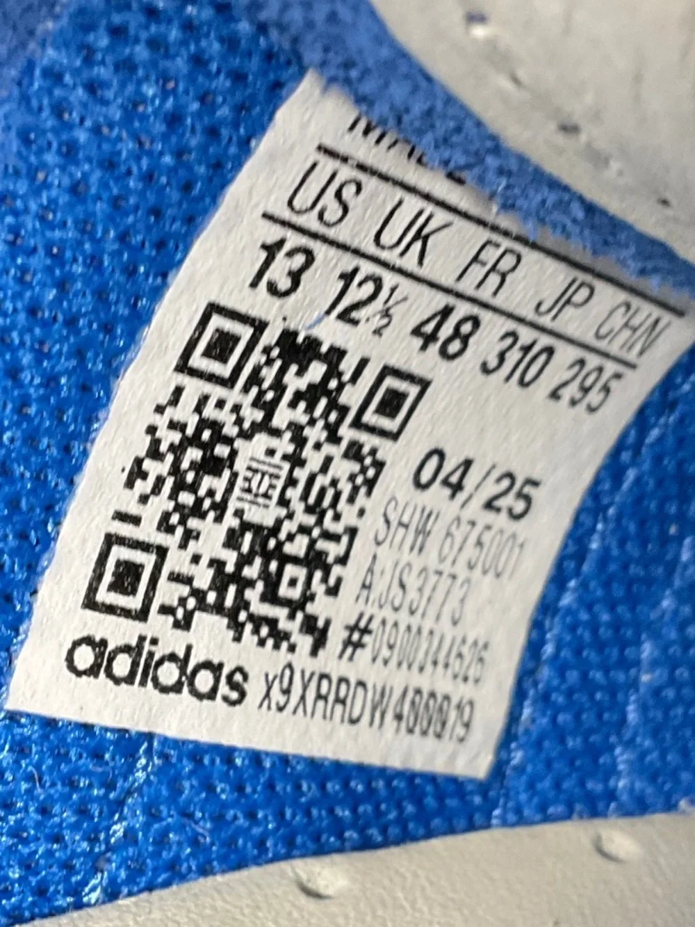 Adidas Japan JS3773 Bright Royal Mens Size US 13 NIB